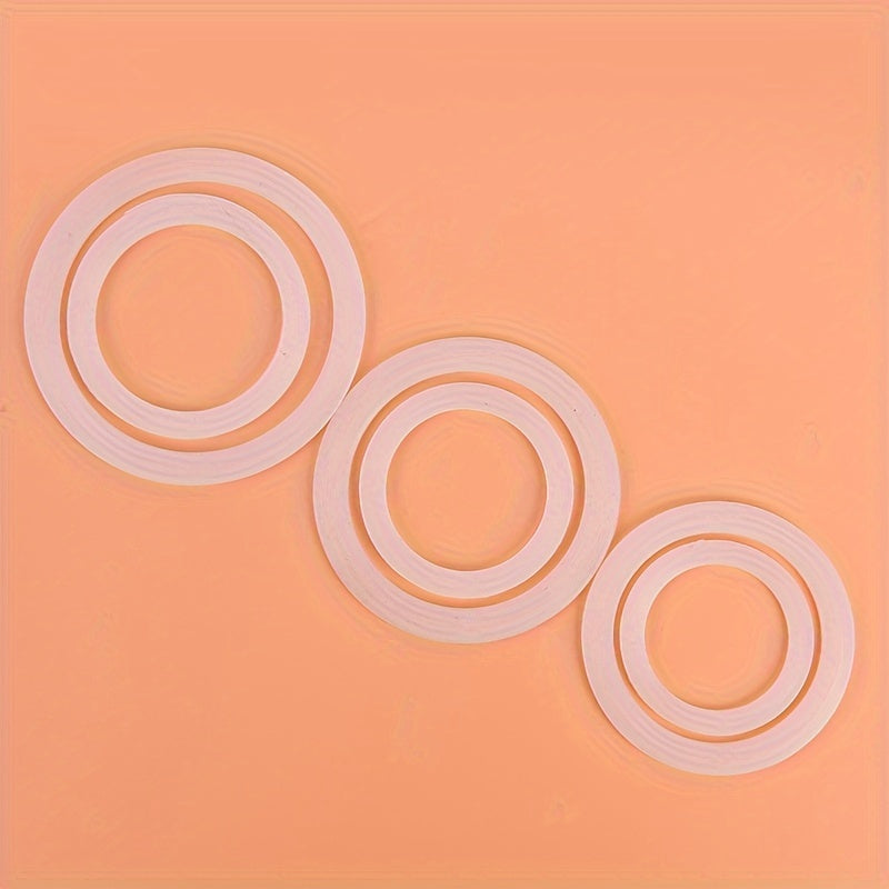 Replacement Gasket Set for Moka Pot Silicone Seal Rings for Espresso Makers