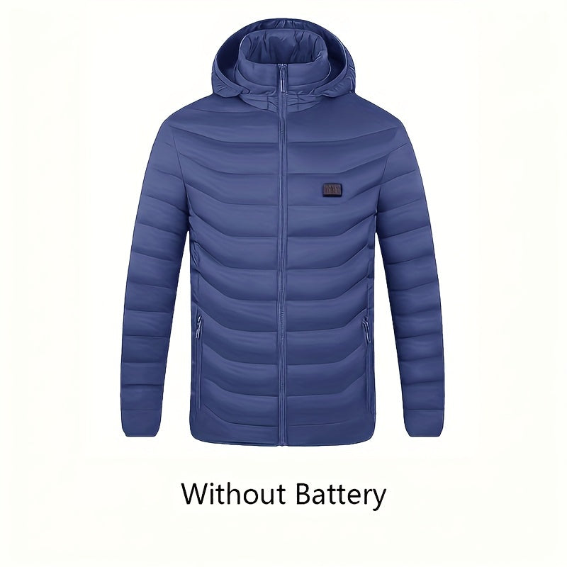 Uniseks isitiladigan qishda kiyiladigan yomgʻirga chidamli elektr tana isitkich uchun ochiq havoda