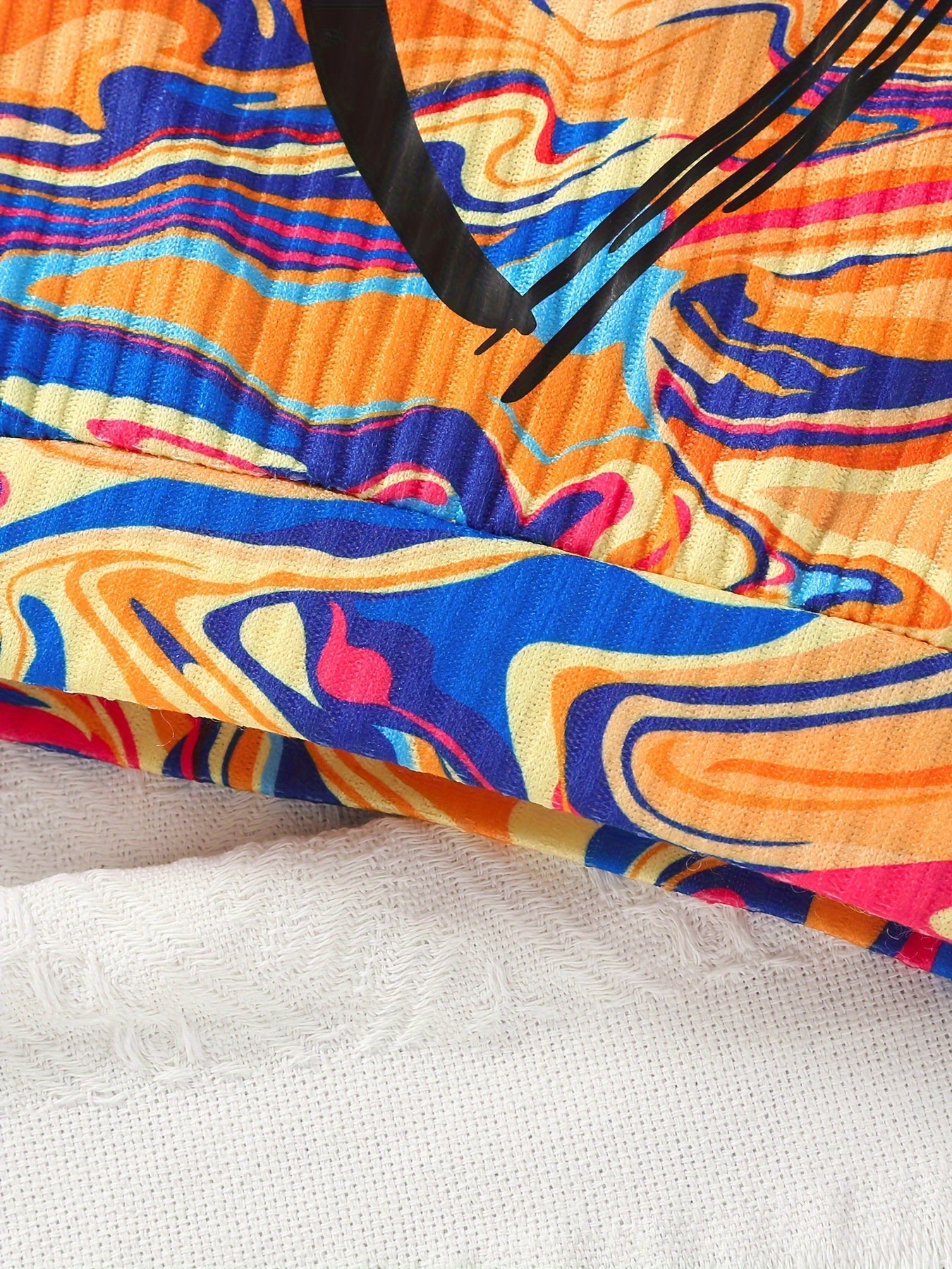 Girls Summer Outfit Set 4 Pieces Heart Print Tank Top and Shorts Polyester Knit Casual