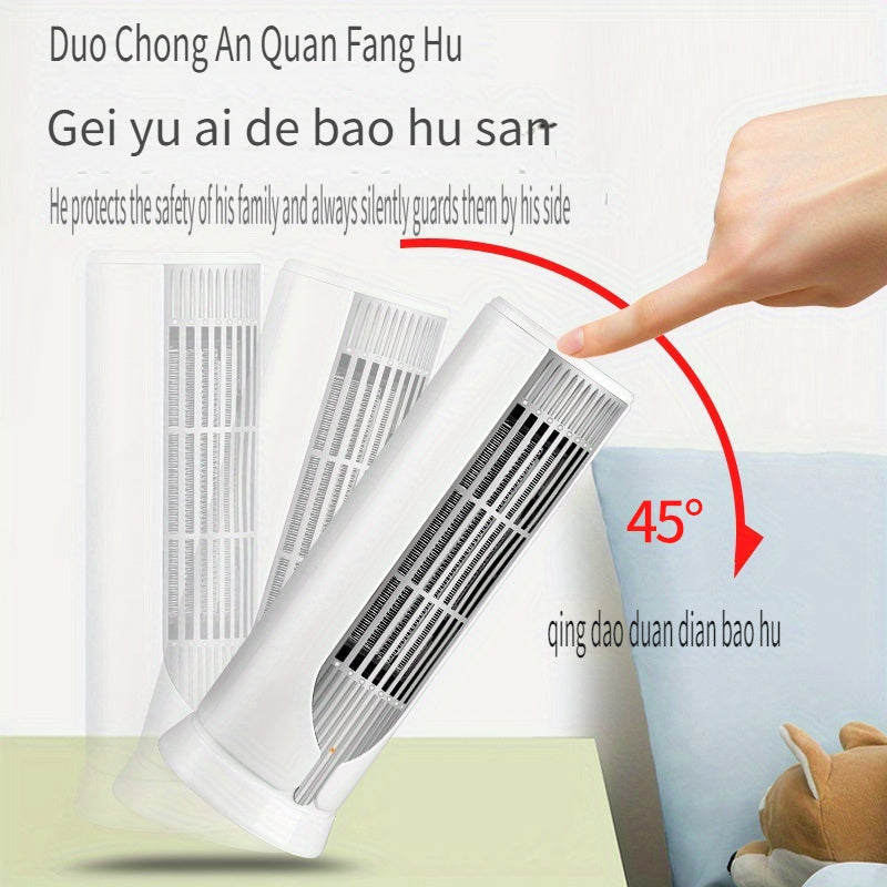 Электрический конвекционный обогреватель-вентилятор 1000 Вт вертикальная башня для спальни, офиса