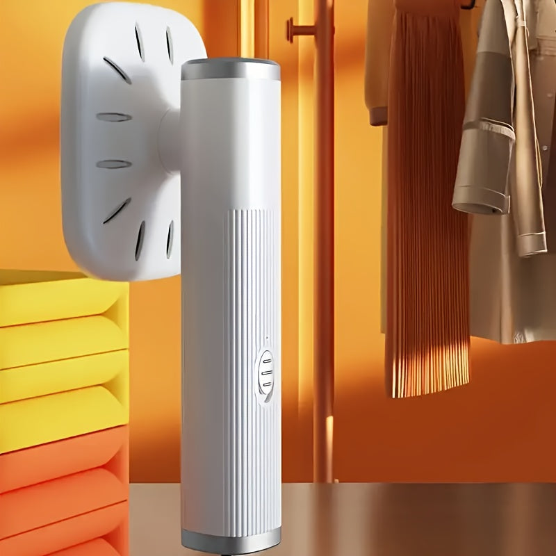Portativ USB Qo‘l bilan kiyimlarni tozalash mashinasi, Mini toshqin, 32W, kuyishga qarshi, yopishqoqsiz tutqich, Sun'iy tolalar, to‘qimachilik, mato va ipak mato uchun ideal, Uy, sayohat va biznes uchun mukammal, doimiy harorat, qora va oq rang sxemasi.
