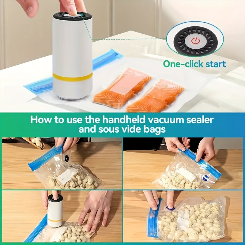 Многоразовые пакеты для хранения продуктов, набор из 50 штук с застежкой-молнией, размеры 3-в-1 для подготовки еды и организации кухни