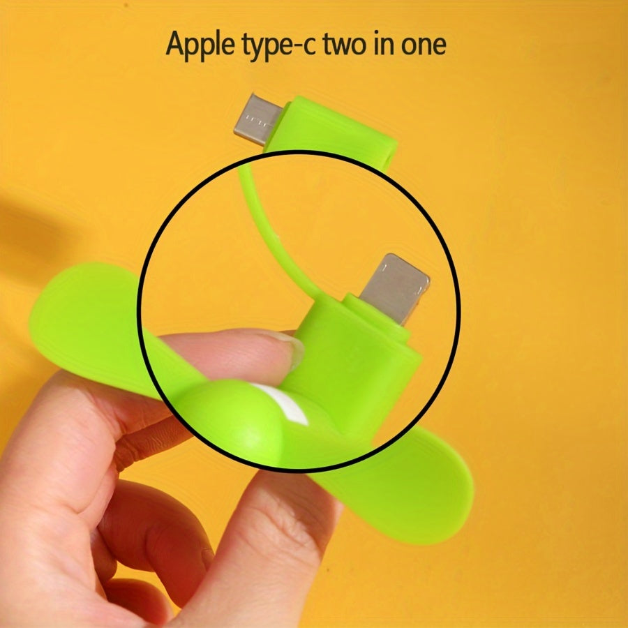 Мини ручной вентилятор USB портативный тихий черный белый пропеллер для путешествий на открытом воздухе