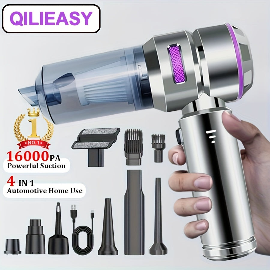 Handheld Cordless Vacuum with 16000Pa Suction 100W Brushless Motor Battery
