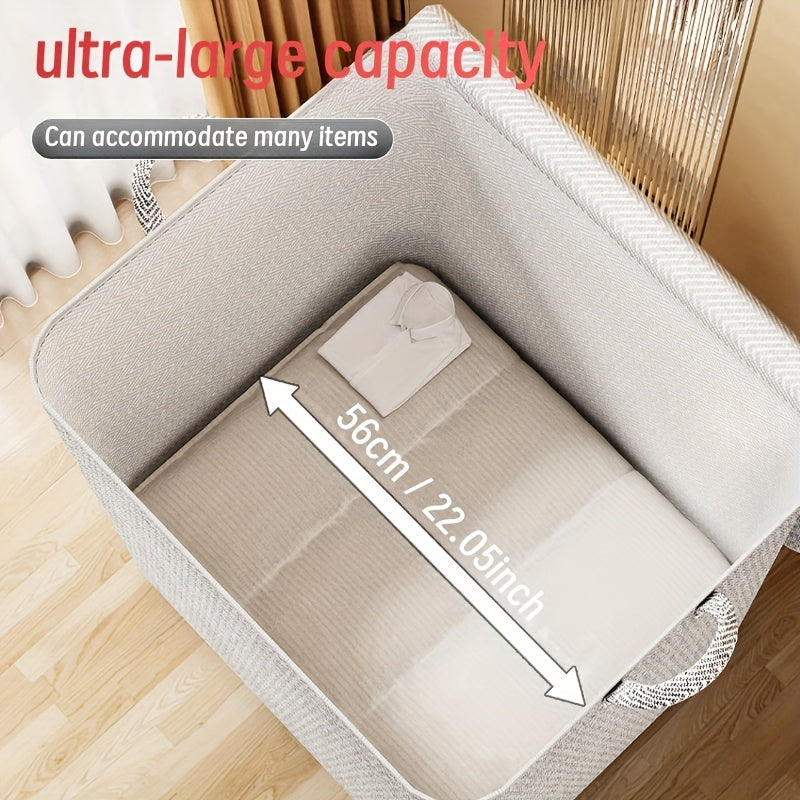 Kiyimlar va yostiqchalar uchun 4 ta katta mato saqlash sumkasi, yostiq osti tashkilotchilar