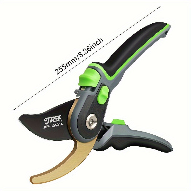 High-Performance Bypass Pruning Shears with Sharp SK5 Steel Blades for Garden Trimming