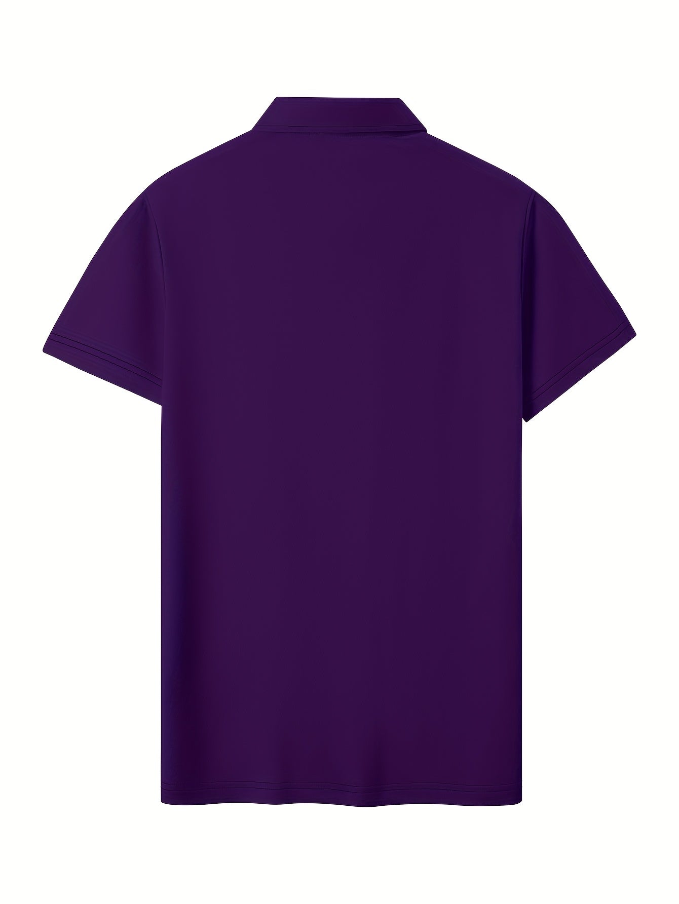 Men's Short Sleeve Shirt in Black Gray and White Polyester Casual Knit