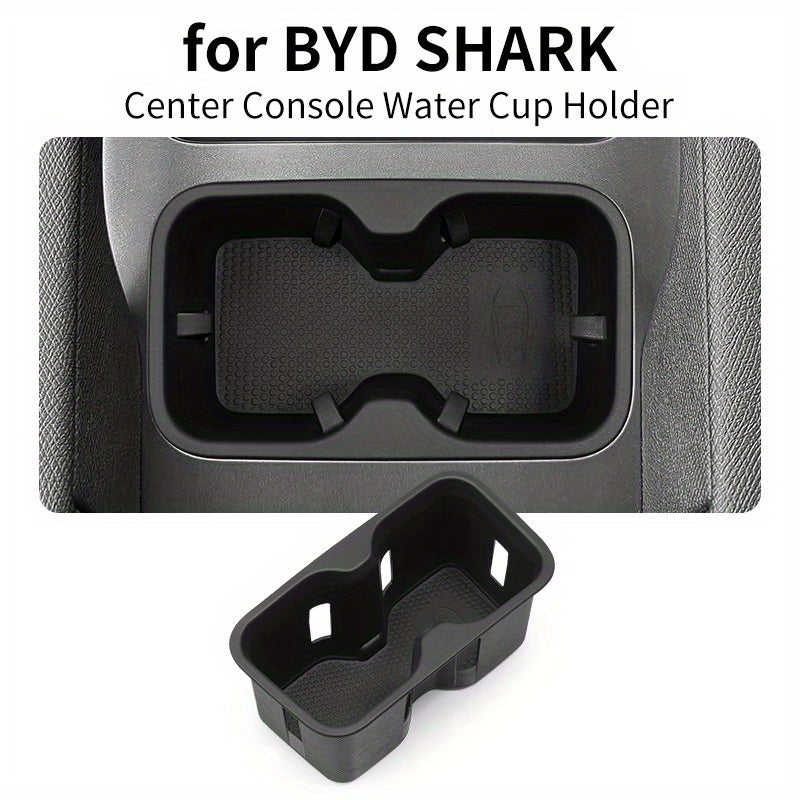 Car Interior Cup Holder Storage Box Scratch-Resistant TPE Accessory