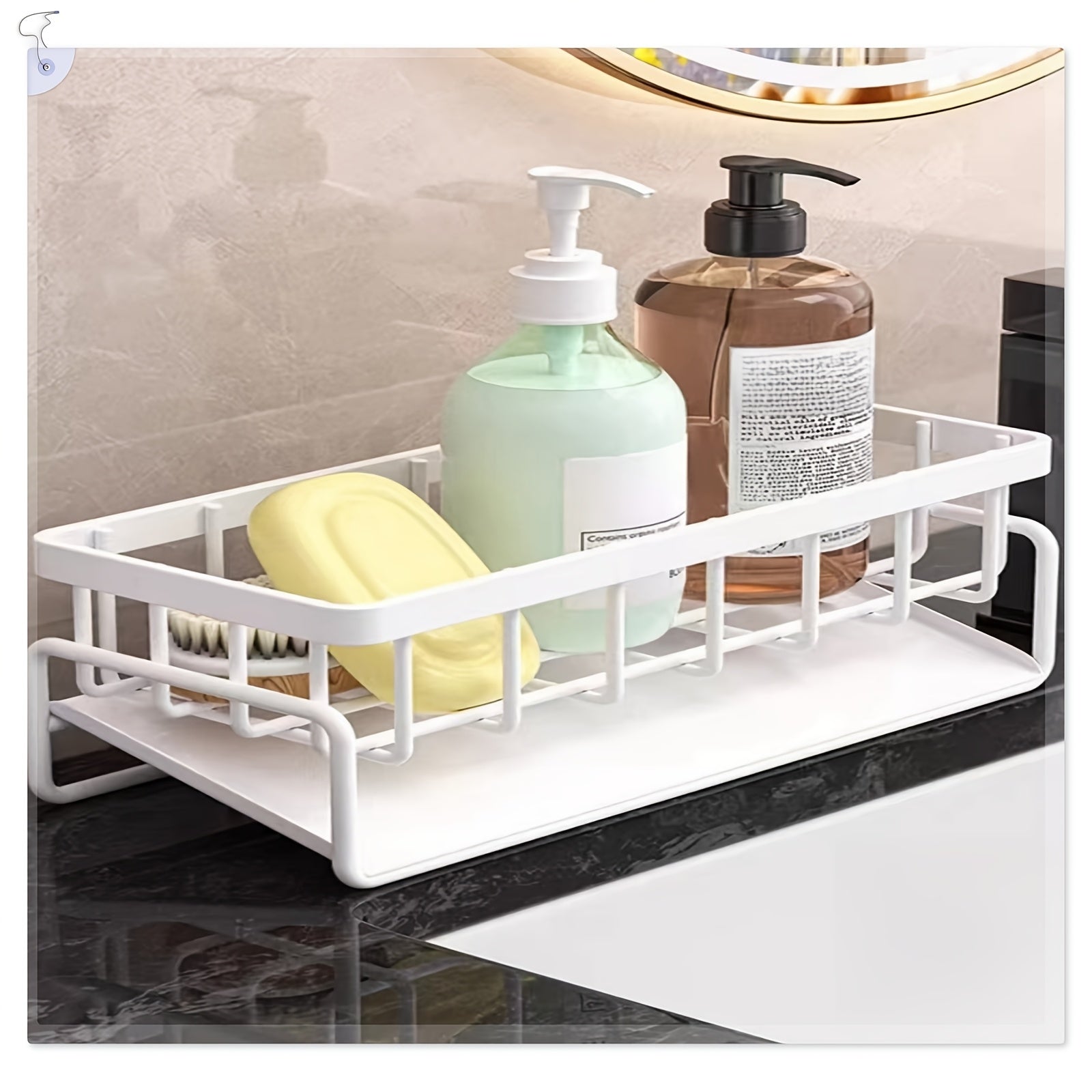 Multifunctional Kitchen Storage Rack Draining Space-Saving Large Capacity