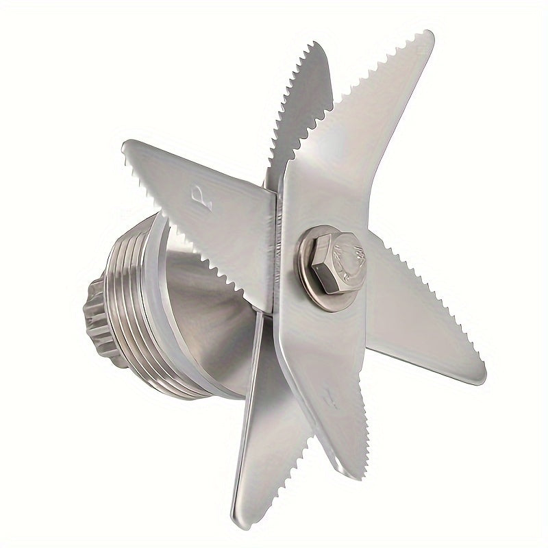 Smoothie va muz maydalash uchun 6 ta zanglamaydigan po'lat va silikondan iborat blender pichog'lari to'plami