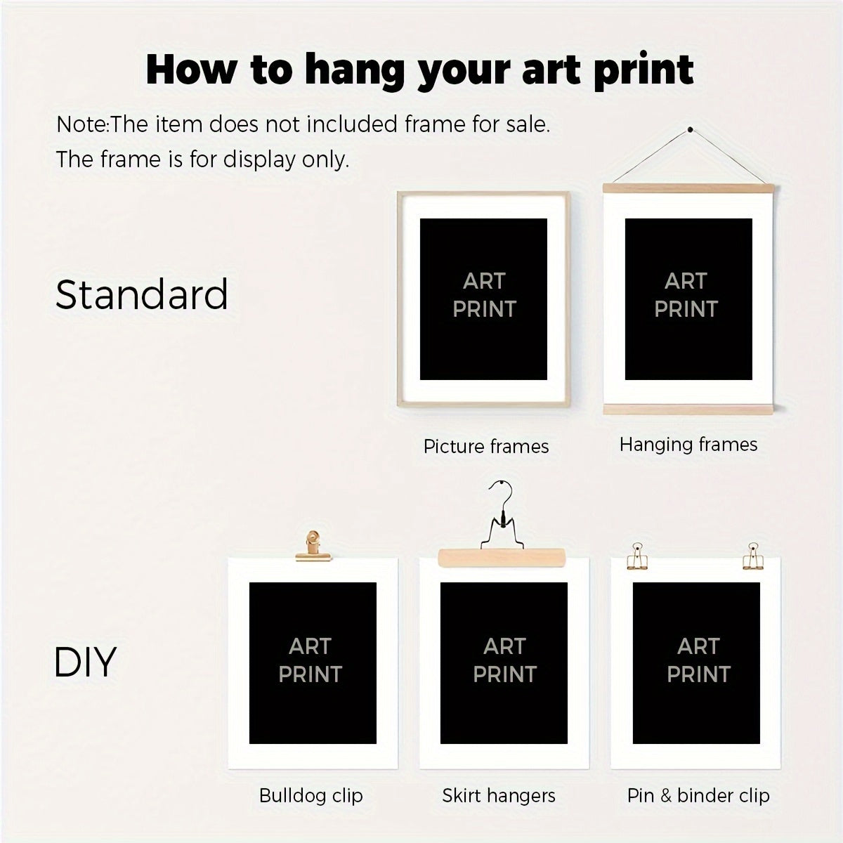 Retro Periodic Table Canvas Wall Art for Science Classroom or Home Office