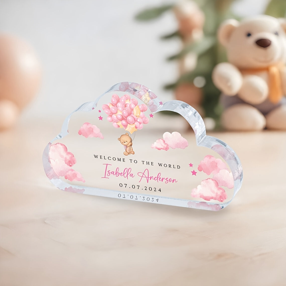 Очаровательная памятная вещица с милыми мультяшными персонажами - стильная пластиковая рамка, вертикальный держатель для постеров для сохранения драгоценных первых воспоминаний детей