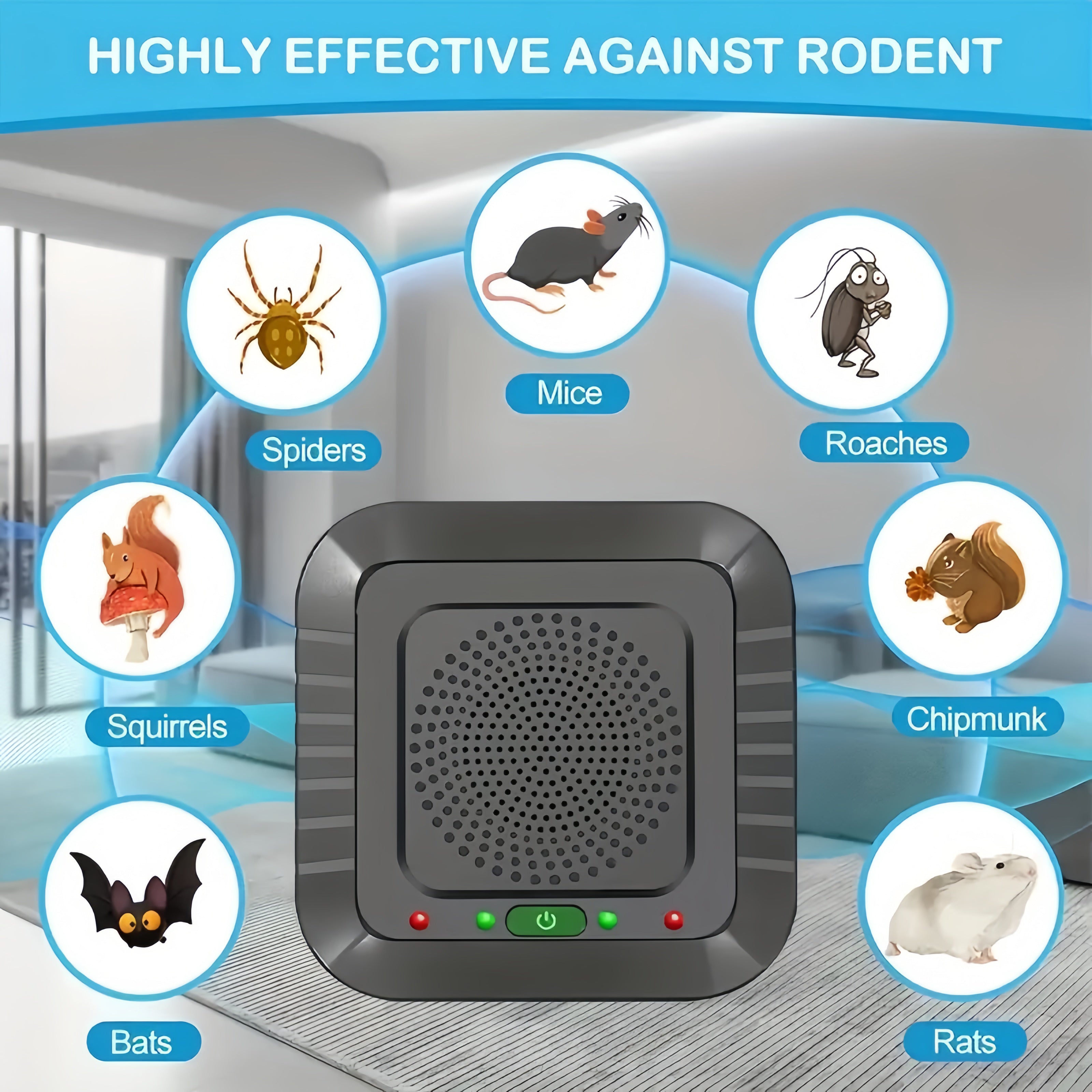 Electronic Pest Repellent for Home USB Bug Zapper Indoor Pest Control