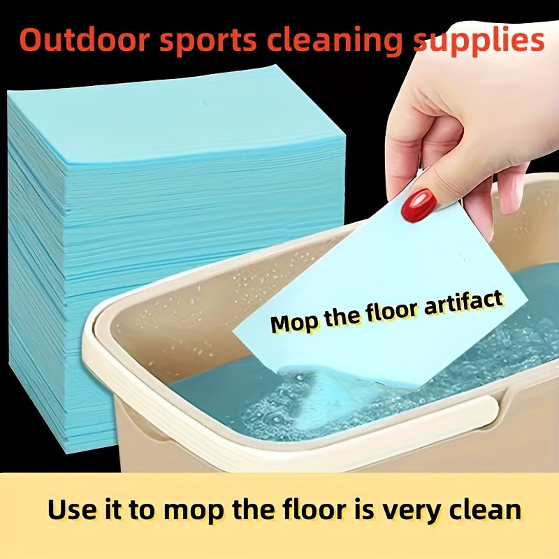 Uy va tashqarida foydalanish uchun Qattiq chizilmaydigan ko'p maqsadli tozalash varaqalari, Ko'p rangli Ko'k