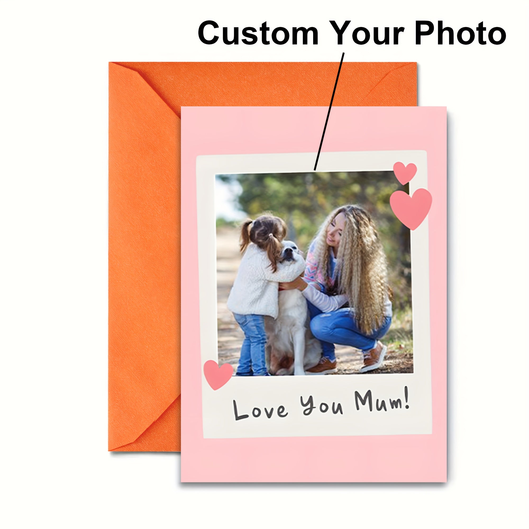 Personalized Mother's Day Greeting Card with Photo for Mom