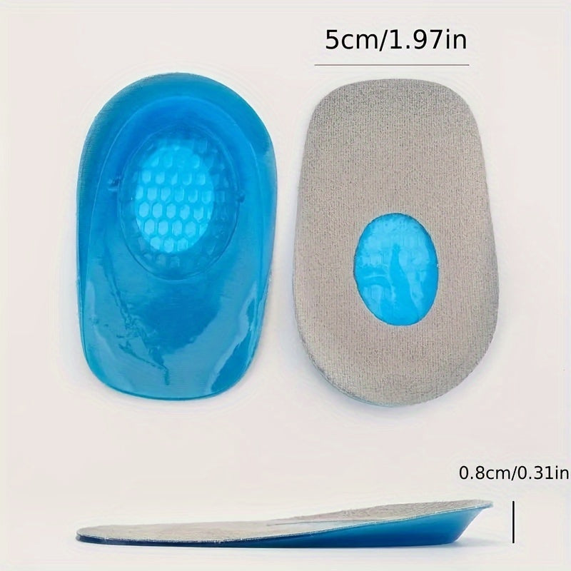 Unisex silikon tizzaga yostiqchalari shaffof jel padlari oyoq qulayligi uchun