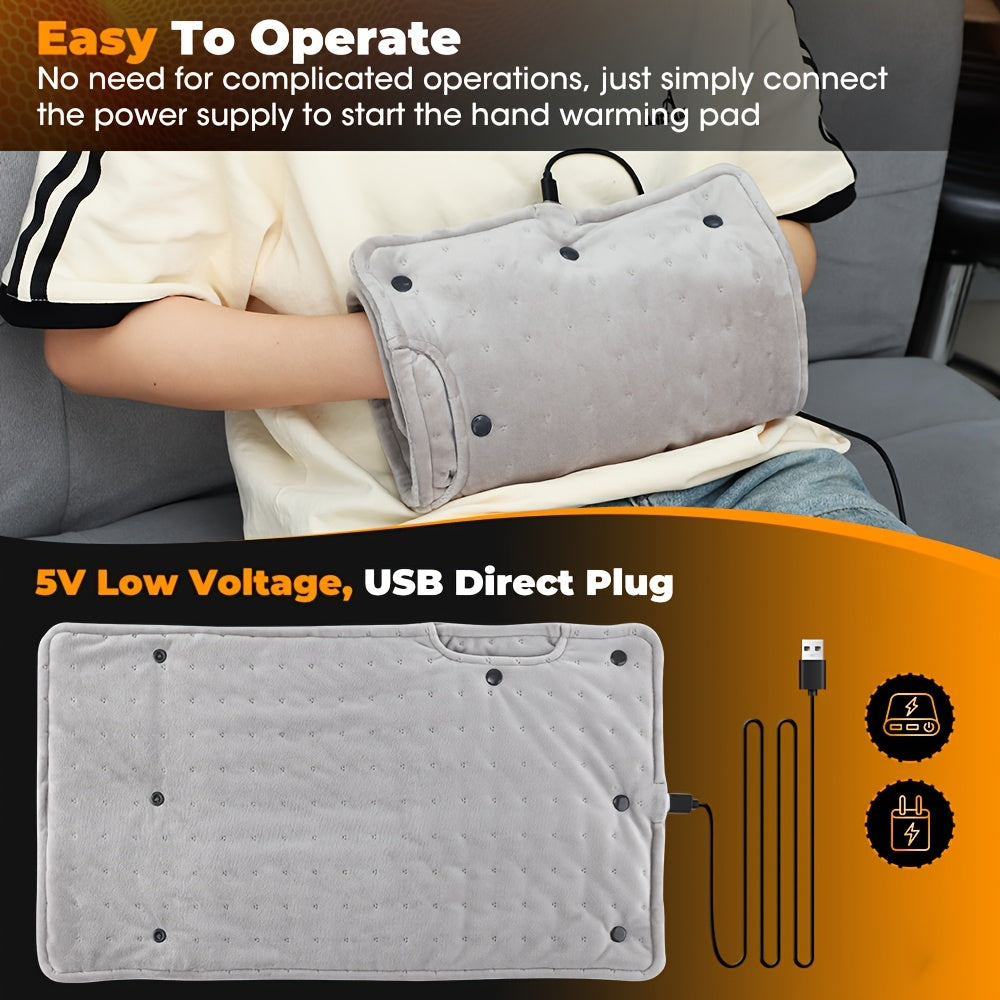 Uniseks USB issiq qo‘l issitgich pad portativ elektr isitish sumkasi