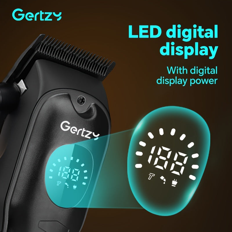 Cortapelos eléctrico con pantalla LED, carga USB, regalo perfecto para hombres