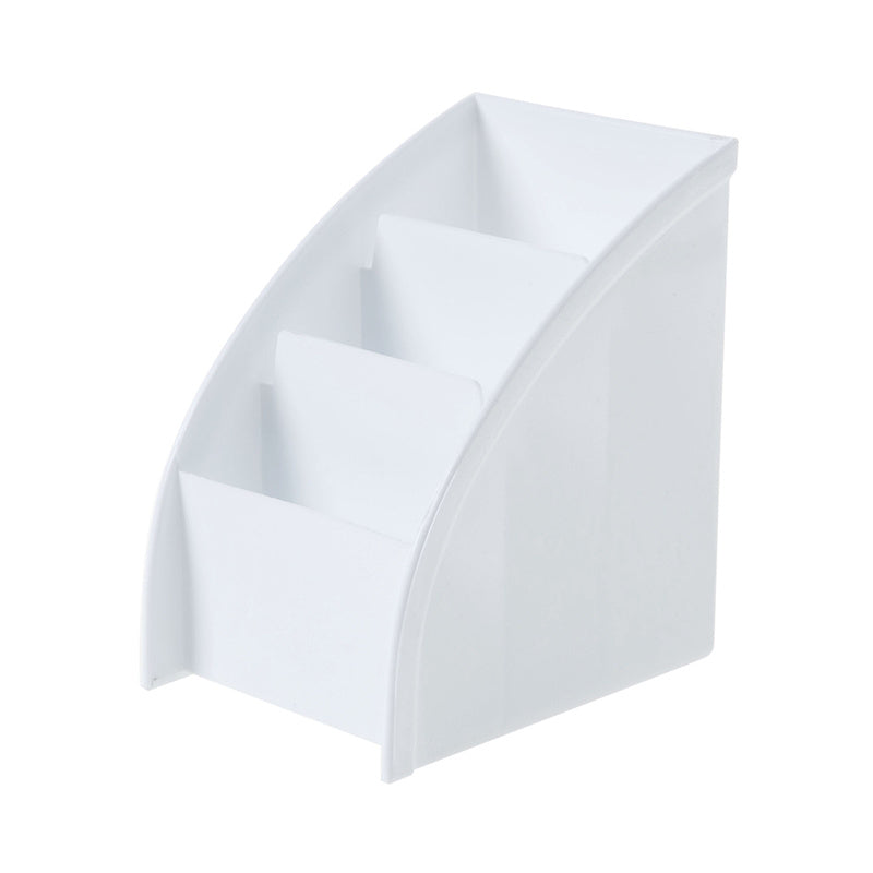 Desk Organizer with Grid Pocket Folder and Remote Control Storage for Cosmetics