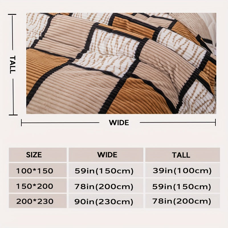 Har mavsum uchun vintage dizayni bilan qulay plaid yostiqchalari va mashina bilan yuviladigan