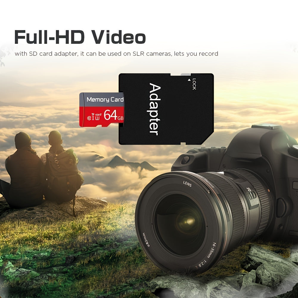 High-Speed Micro SDXC Card with Adapter Class 10 8GB to 512GB for Camera Drone Tablet Smartphone