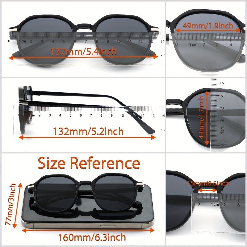 Six Pairs of Women's Stylish Oval Glasses in Assorted Colors