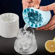 Silicone Ice Cube Mold 60-Cube Capacity Easy-Release Kitchen Accessory
