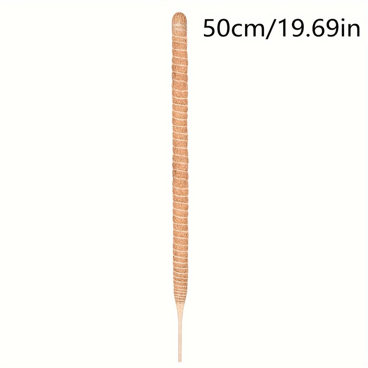 Metal Moss Pole for Monstera Climbing Plants Indoor Support Extension Light Brown