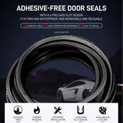 U-Shaped Rubber Door Seal for Car Luggage Compartment Edge Guard Strip