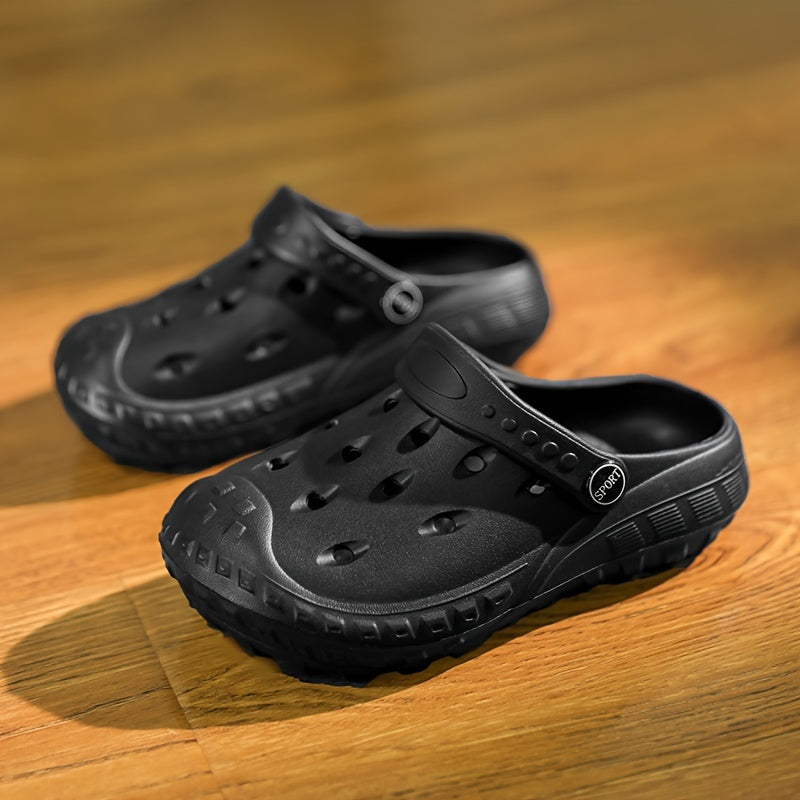 O'g'il bolalar uchun kulrang EVA klogslar, kundalik, sirg'alishga qarshi, nafas oladigan, tashqi va ichki makon uchun bolalar poyabzali