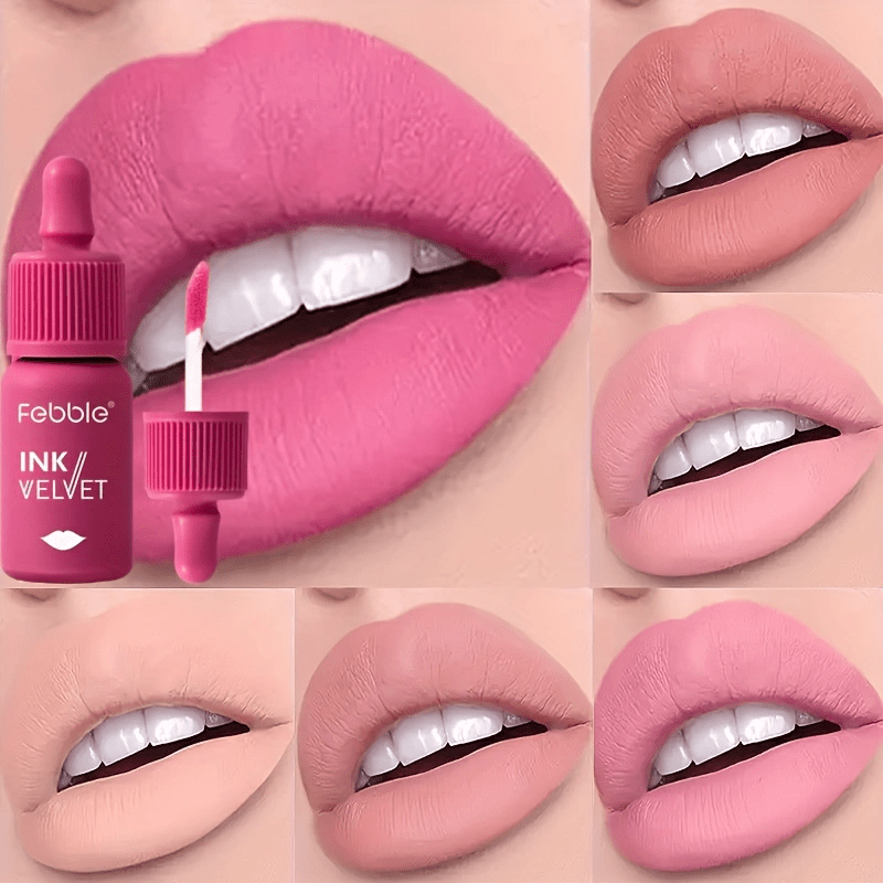 Women's Velvet Lip Gloss Set Long-Lasting Bright Colors