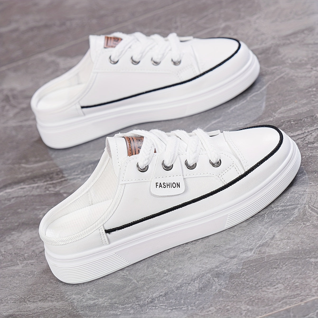 Женские мокасины-слипы повседневные плоские туфли на резиновой подошве белый, черный, коричневый