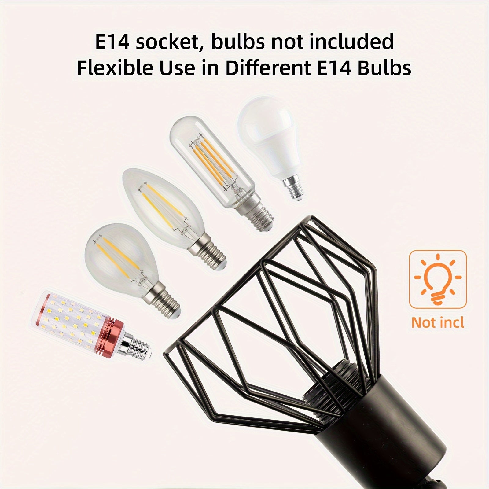 Black Round LED Ceiling Spotlight with 3 Swiveling Bulbs for Living Rooms and Hallways