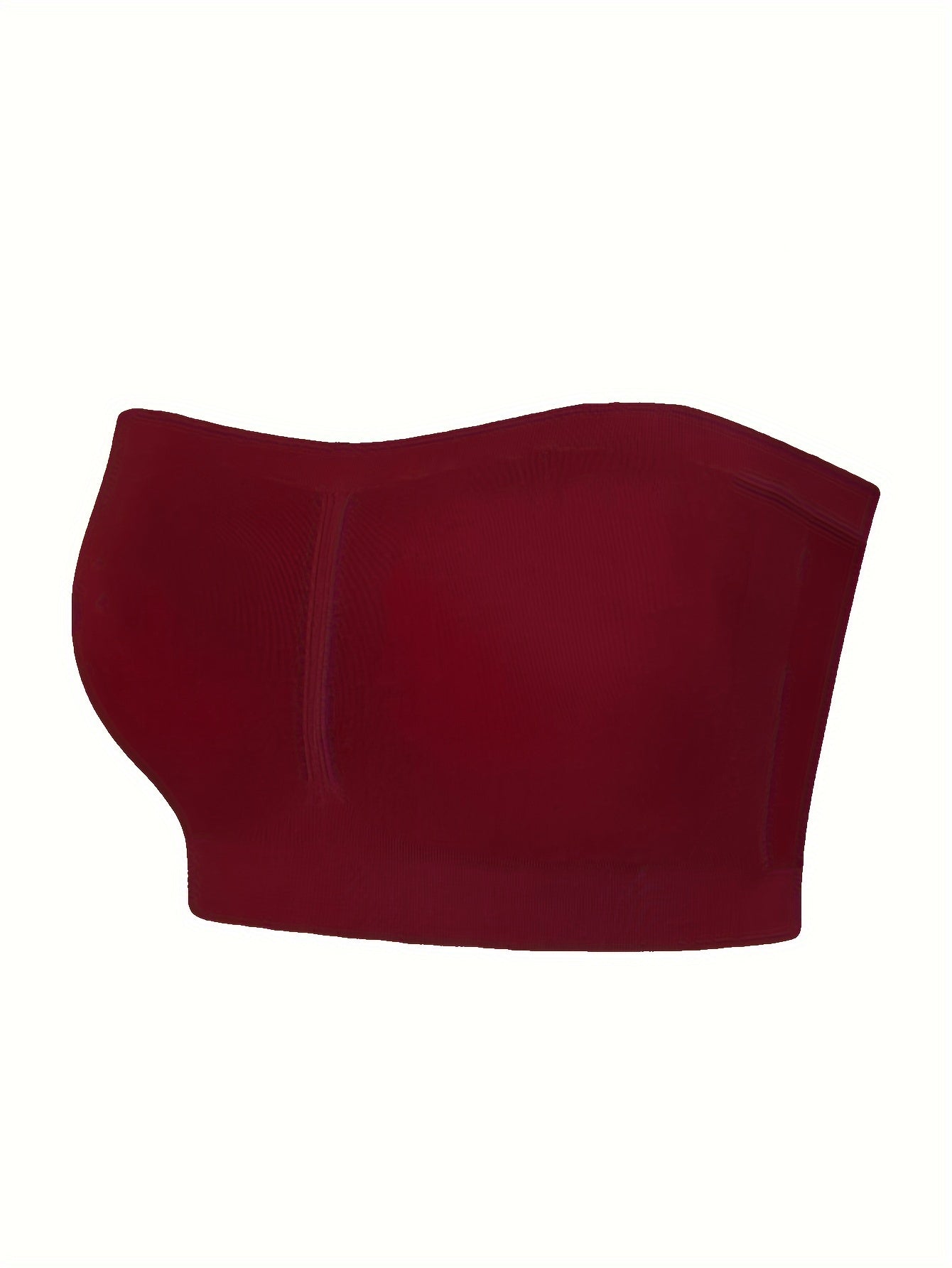 Women Seamless Wireless Sports Bra Breathable No-Pad Bandeau Solid Color