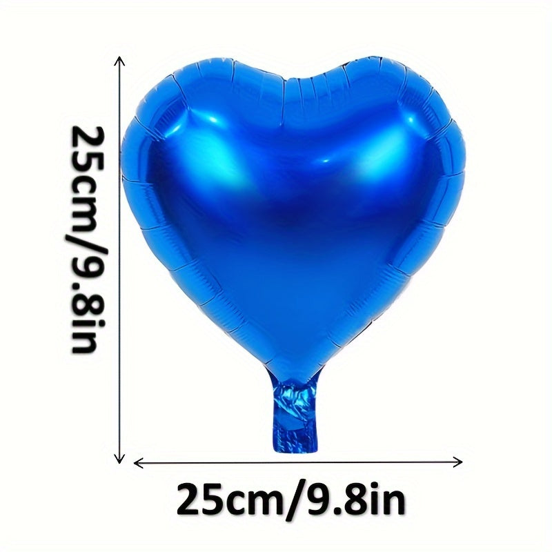 10 Heart-Shaped Foil Balloons for Valentine's Day Birthdays Weddings and Parties