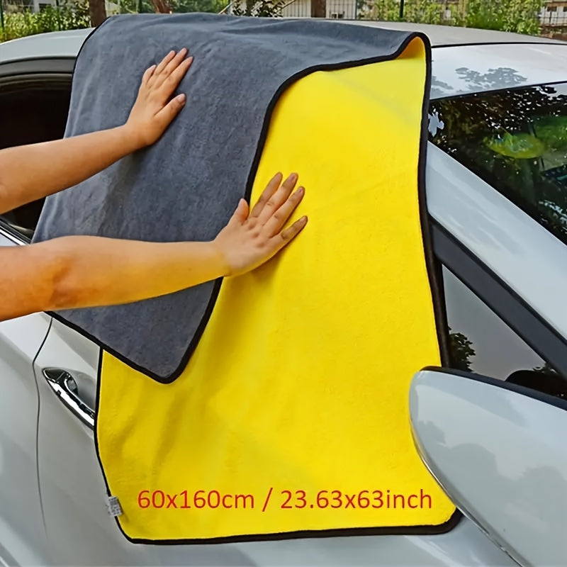 Microfiber Car Cleaning Towel Ultra-Soft Dual-Sided Auto Detailing Cloth
