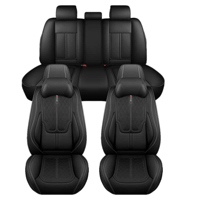 All-Season PU Leather Car Seat Cover Full Wrap Protector