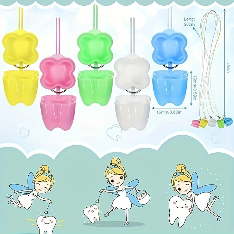 Children's Tooth Keepsake Necklace and Organizer for Lost Teeth Gift