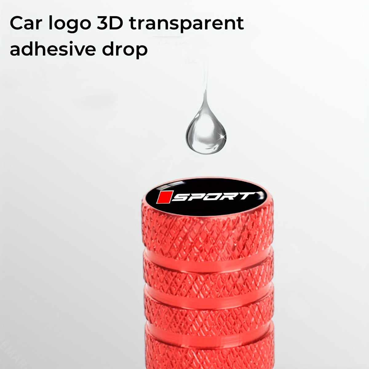 Set Of 4 Aluminum Gold Valve Stem Caps Car Tire Accessories