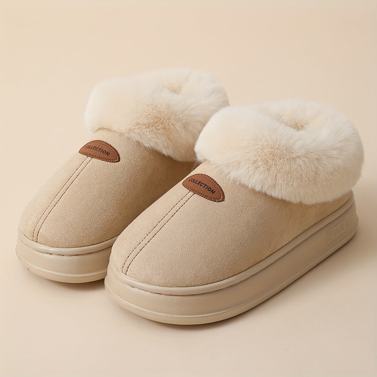 Women's Snow Boots Warm Thick Sole Indoor Outdoor Shoes