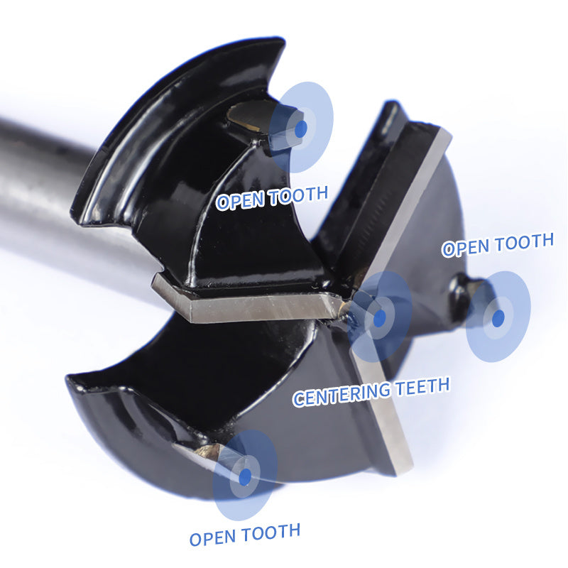Hinged Hole Punch Tool 35mm Brushed Metal, Woodworking, Door and Cabinet Hardware