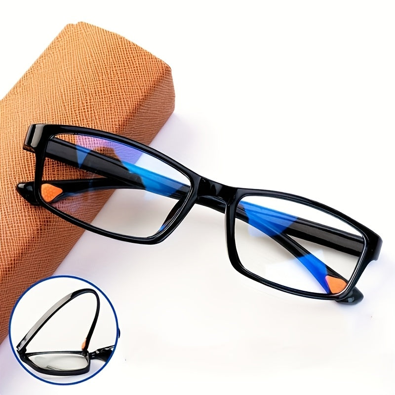 Blue Light Blocking Glasses with PC Material Lens and Spring Hinged Frame