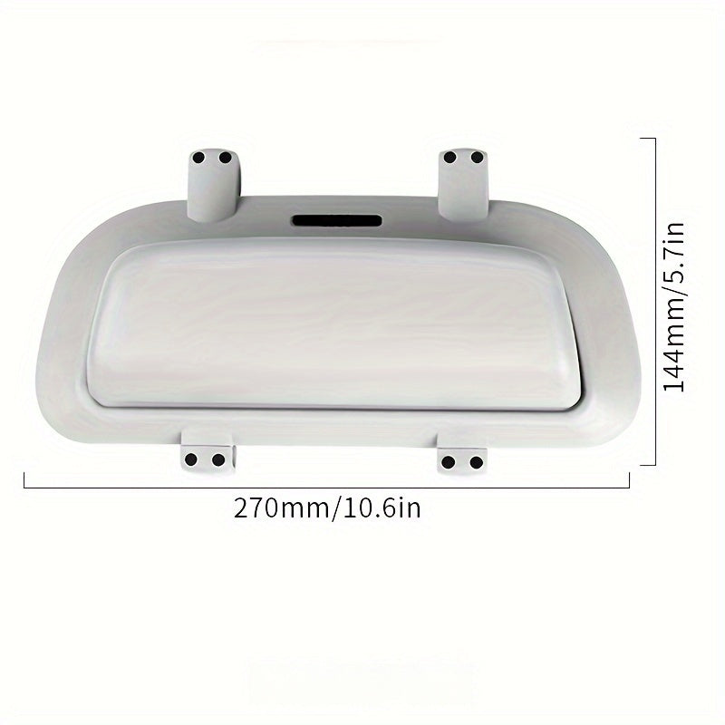 Universal Car Sun Visor Sunglasses Case with Storage and Clip