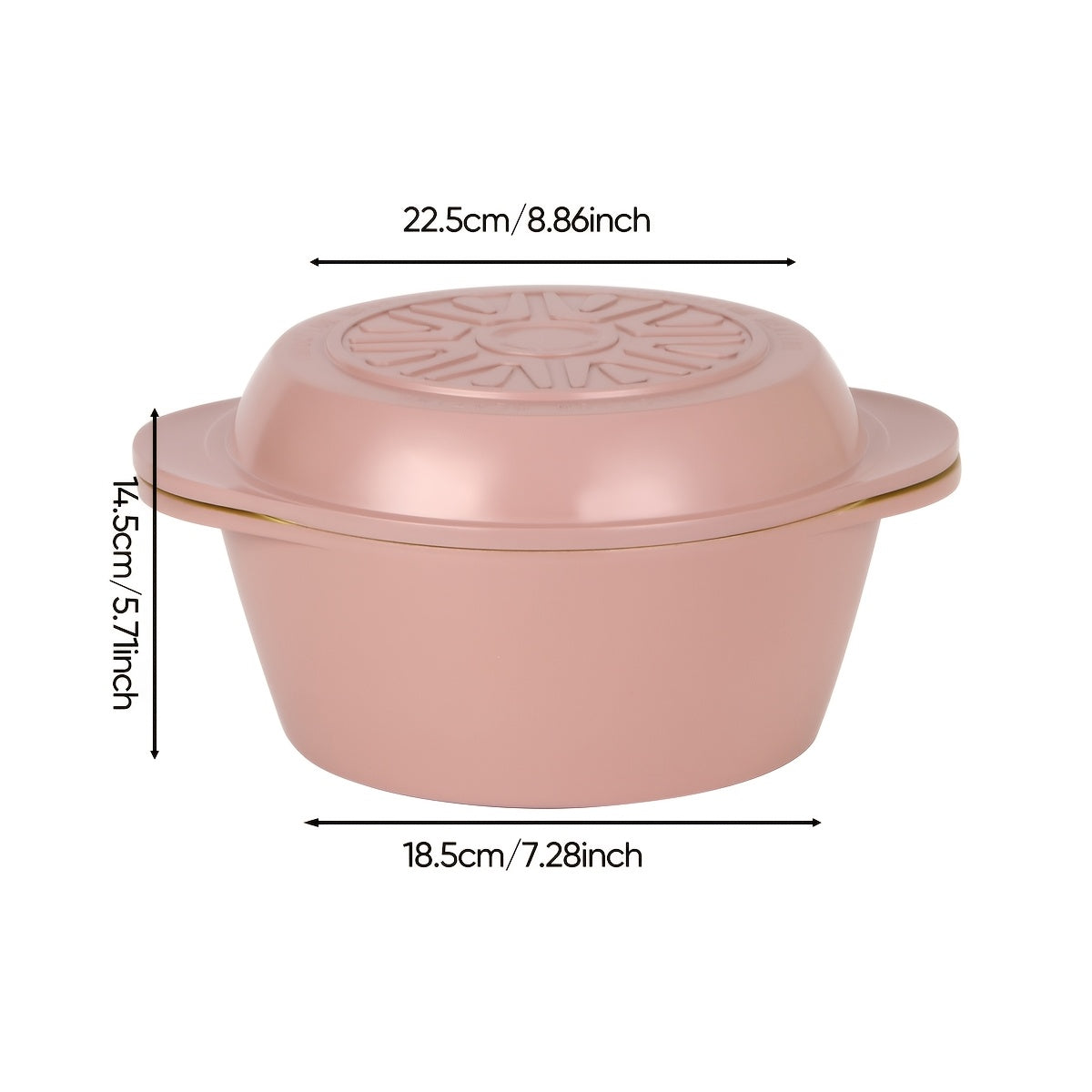 Multipurpose 22.1cm Aluminum Frying Pan for Sauteing Cooking Kitchen Tool