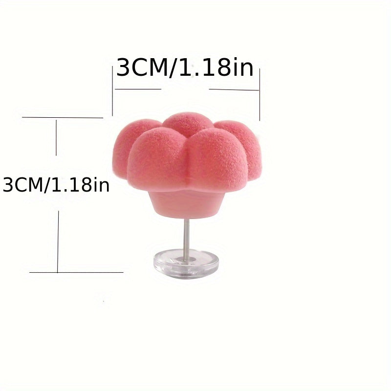 Set of 16 Pink Velvet Quilt Clips Flower-Shaped Anti-Slip Sheet Fasteners