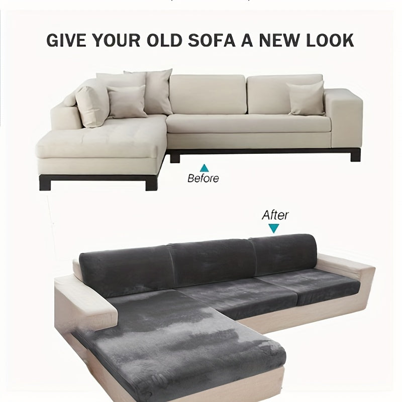Velvet Sofa Slipcover for Home Decor Protection and Style
