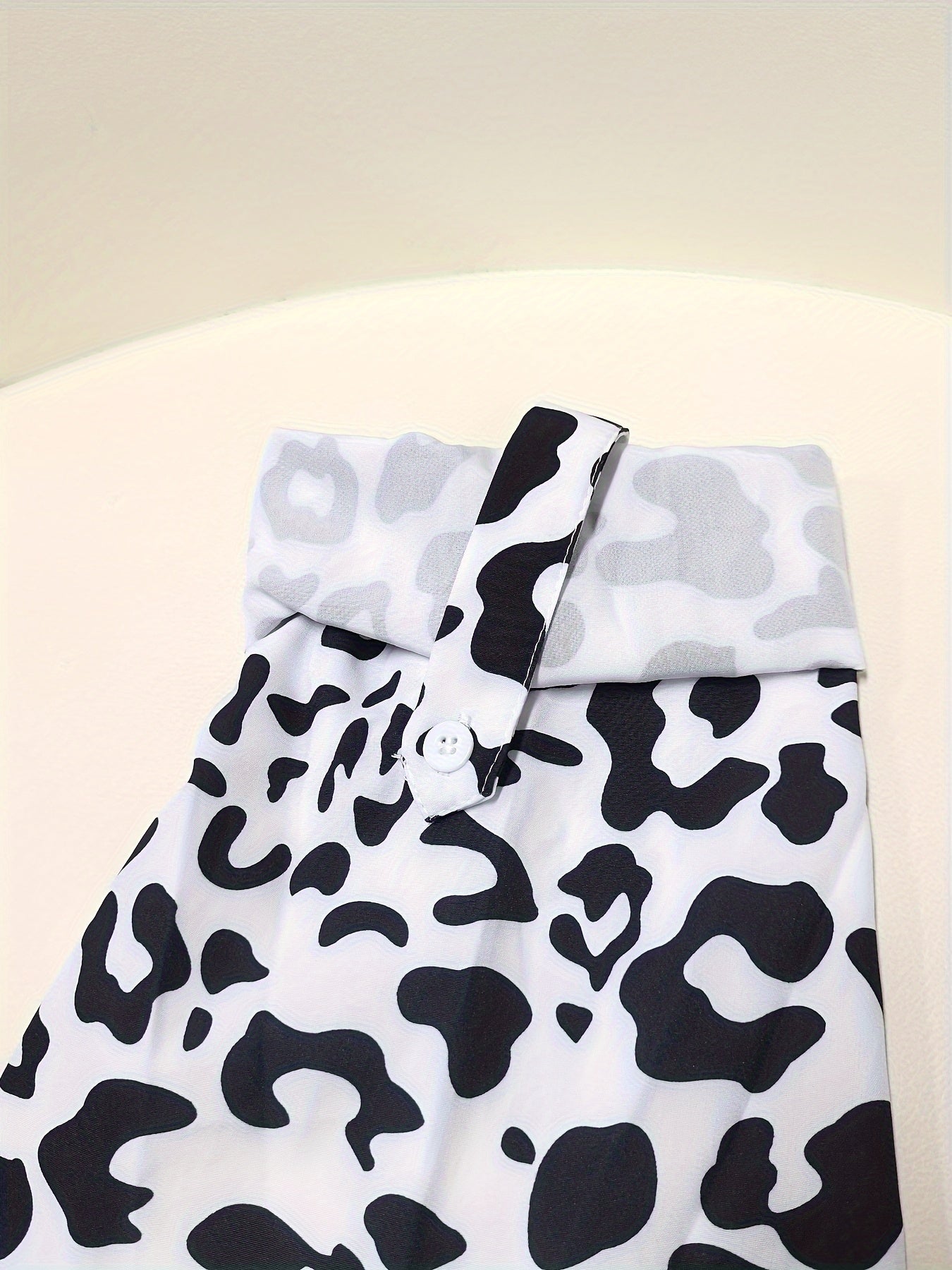 Women Leopard Print V-Neck Blouse Casual Long Sleeve Plus Size