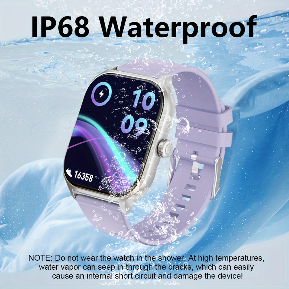 Smartwatch for Men and Women 5.11cm Touch Screen Fitness Tracker 100+ Sports Modes Wireless 5.3 Call and Text Alerts Compatible with Android and iPhone