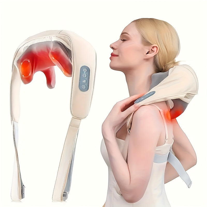 8D Shoulder and Neck Massager Rechargeable USB Lithium Battery
