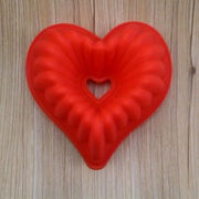 Силиконовая форма для выпечки в форме сердца, антипригарная, для кексов на День святого Валентина